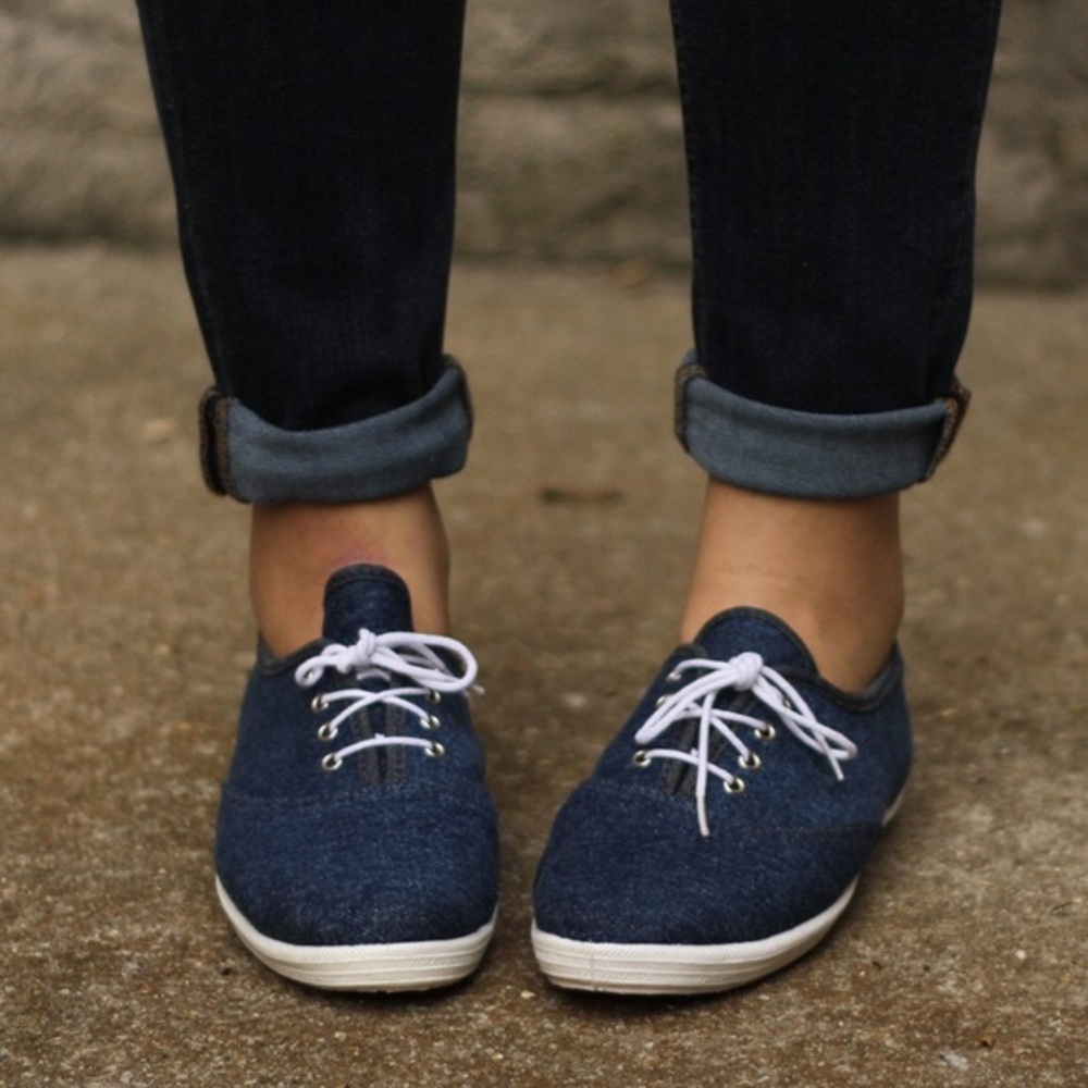 American Apparel Denim Canvas Sneaker